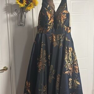 Elegant Floral Prom Dress